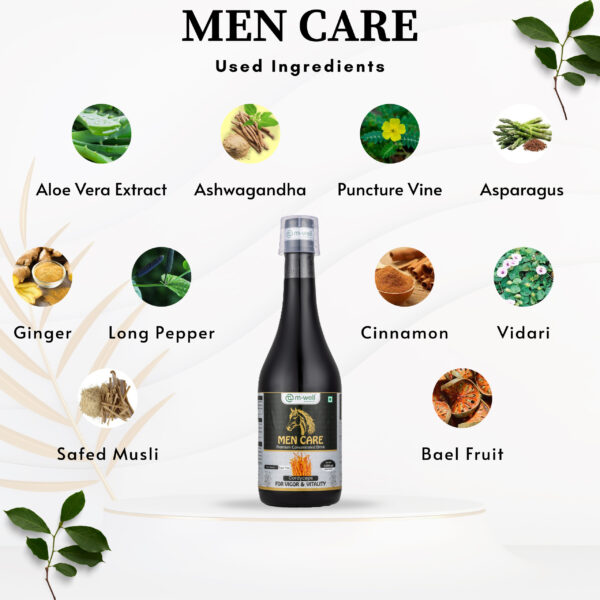 M-Well Men Care Premium Concentrated Drink – Shakti, Stamina & Vitality Booster for Men - Image 3