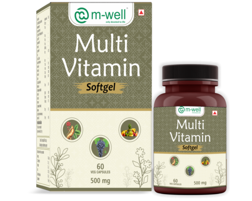 Multivitamin supplement, daily vitamins, immune support, nutritional softgels, complete vitamin formula