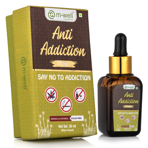 M-Well Anti Addiction Drops – Quit Smoking, Alcohol & Gutkha Naturally